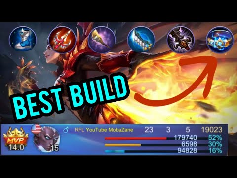 Best Build for Karrie = 23 Kills?! Insane 20 Minute Match | Mobile Legends