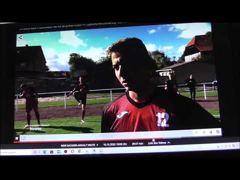 10.10.2020, MDR 19.00 Uhr, Sachsen-Anhalt heute, Eintracht Osterwieck - Einheit Wernigerode 0:8