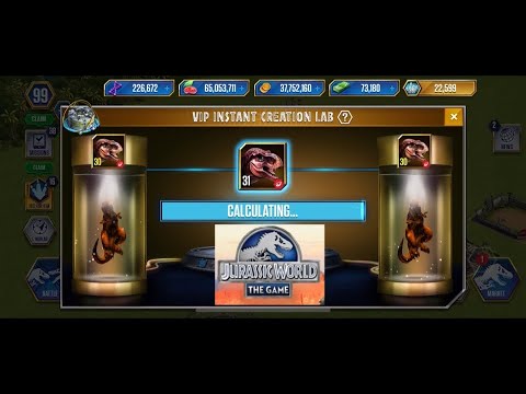 TYRANNOSAURUS REX GEN 2 40 MAX LEVEL - JURASSIC WORLD THE GAME