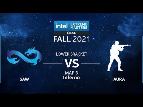 CS:GO - SAW vs. AURA [Inferno] Map 3 - IEM Fall Closed Qualifiers 2021 - EU