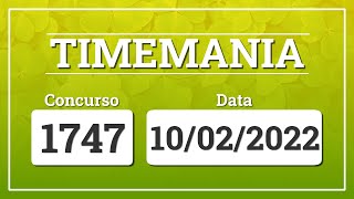 Capa de TIMEMANIA 1747