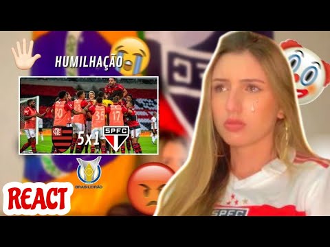 INACREDITÁVEL, QUE VERGONHA! FLAMENGO 5 x 1 SÃO PAULO