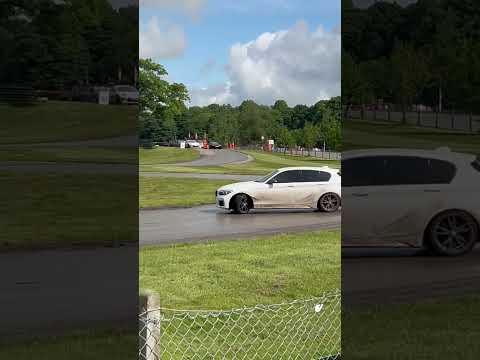 BMW 1 Series spinning out Drift Day Oulton Park #oultonpark #bmw