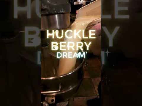 How we make Huckleberry Dream Ice Cream #shorts #icecream