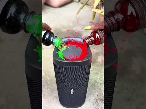 Earfun speaker red+green basstest