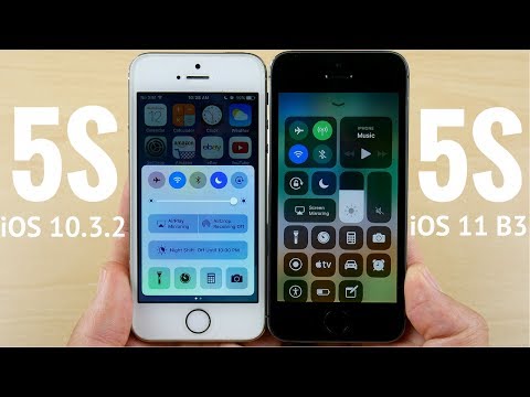 iPhone 5S iOS 10.3.2 vs iPhone 5S iOS 11 Beta 3!