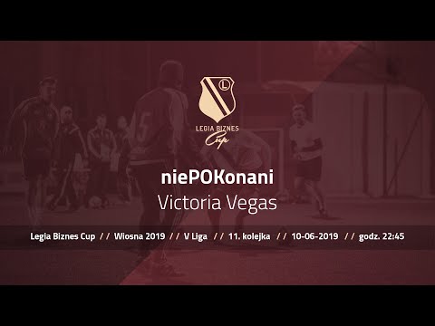 Skrót spotkania niePOKonani - Victoria Vegas ( Legia Biznes Cup Wiosna 2019 )