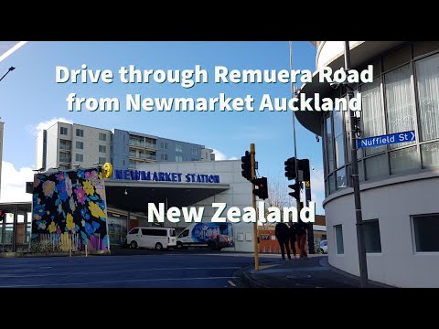 Newmarket Auckland to Remuera Shops -Drive