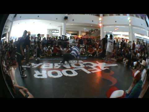 12 Floor Combat 2009 Bboy 3 vs 3 Battle - Day 1 Project Underdog  vs Wakiki
