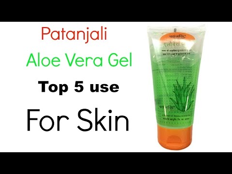 How to Use Patanjali Aloe Vera Gel for Face || 5 Best Ways Video
