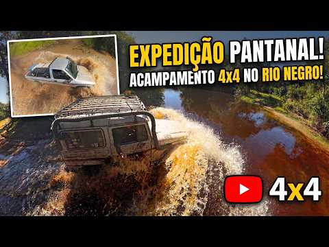 PANTANAL 4X4 - Aquidauana Acamamento no Rio Negro - Mato Grosso Do SuLLLLLL #4x4 #offroad