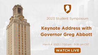 Click to play: Banquet, Keynote Address with Governor Greg Abbott, and Presentation of the Annual Joseph Story Award and Feddie Awards*