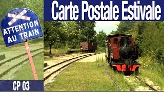 preview picture of video 'Le Train Touristique du Bas Berry (Carte postale estivale)'