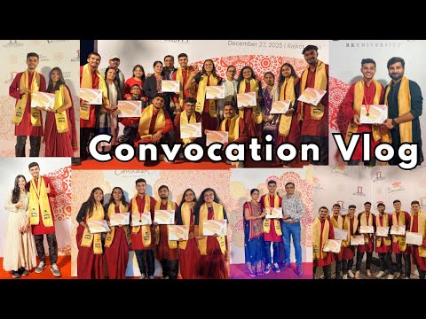 Convocation 2025 Full Vlog❤️ | Finally an Engineer🎓 | Fun Vlog | Jainish Gheriya