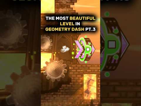 THE MOST BEAUTIFUL LEVEL IN GEOMETRY DASH PT.3 #geometrydash #beautiful #most #edit #creator