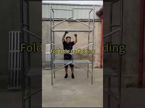 Folding scaffolding convenient and light-duty #scaffolding