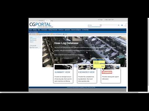 #CGHowTo - Use the Hose Log Database
