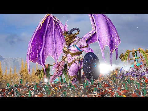 Total War Warhammer 3 | The Huge Battle: Grand Cathay VS Daemons Of Chaos | The Cinematic Battle