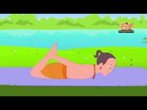 Learn Yoga in Hindi - Dhanursana