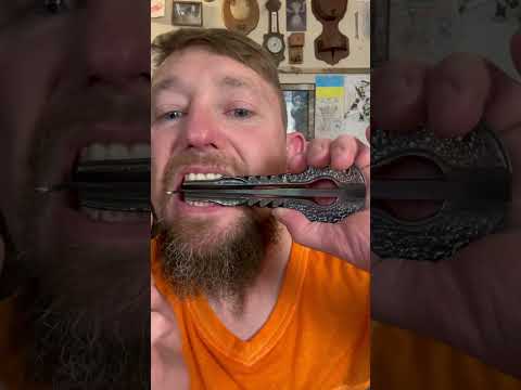 Huge Deep Bass Drymba by Plekhanov of Ukraine. #jawharp #drymba #mouthharp #mouthharp #maultrommel