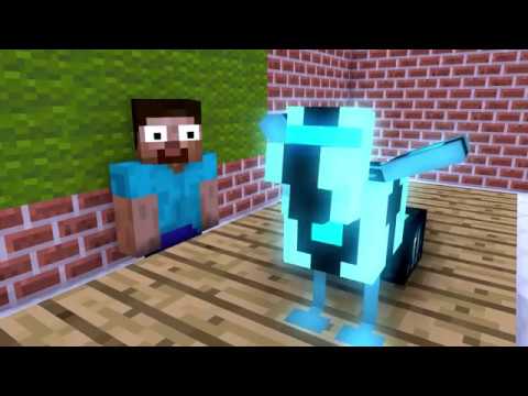 monster shool brewing robot challenge minecraft animation r k c gamer funny