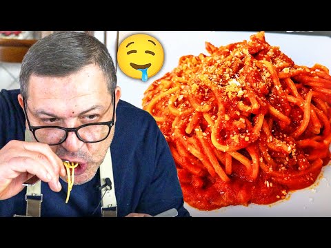 PASTA ALL'AMATRICIANA FANTASTICA - La Ricetta ORIGINALE