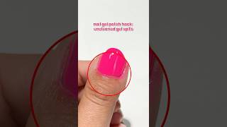 Nail hack: clean spilled gel with vaseline