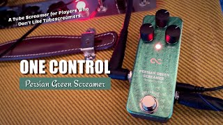 Video thumbnail for One Control Persian Green Screamer by Jack Fossett
