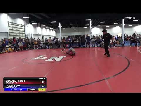 77 Lbs Round 1 (8 Team) - Anthony Lopera, New Jersey Vs Thales Silva, California 4355