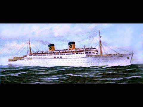 Croisière à bord de l’HOMERIC en 1959 /Cruise aboard the HOMERIC in 1959.