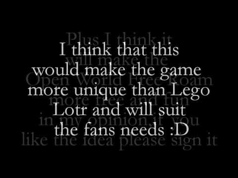 Lego The Hobbit Videogame Online Petition
