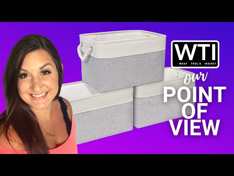 KEEGH Fabric Storage Baskets - WTI product video review