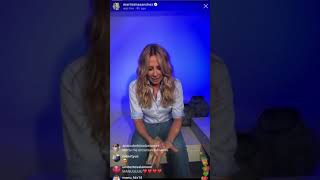 Marta sanchez moja mi corazón Instagram live