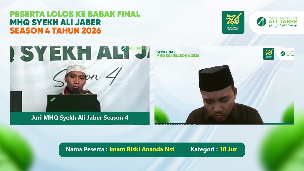 LOLOS FINAL KATEGORI 10 JUZ MHQ SEOSON 4!! // IMAM RIZKI