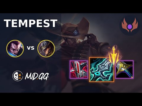 MID.GG: [ Tempest ] Yasuo MID vs Twisted Fate | NA MASTER | LOL Season 2025