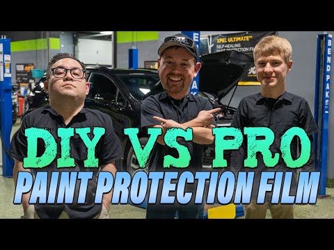 🤔 DIY VS PRO | BEGINNER vs PRO Paint Protection Film Install