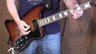 Video thumbnail for Pure Salem Tom Cat electric guitar demo ALL MODELS AVAILABLE FOR LEFTIES! by gearmanndude