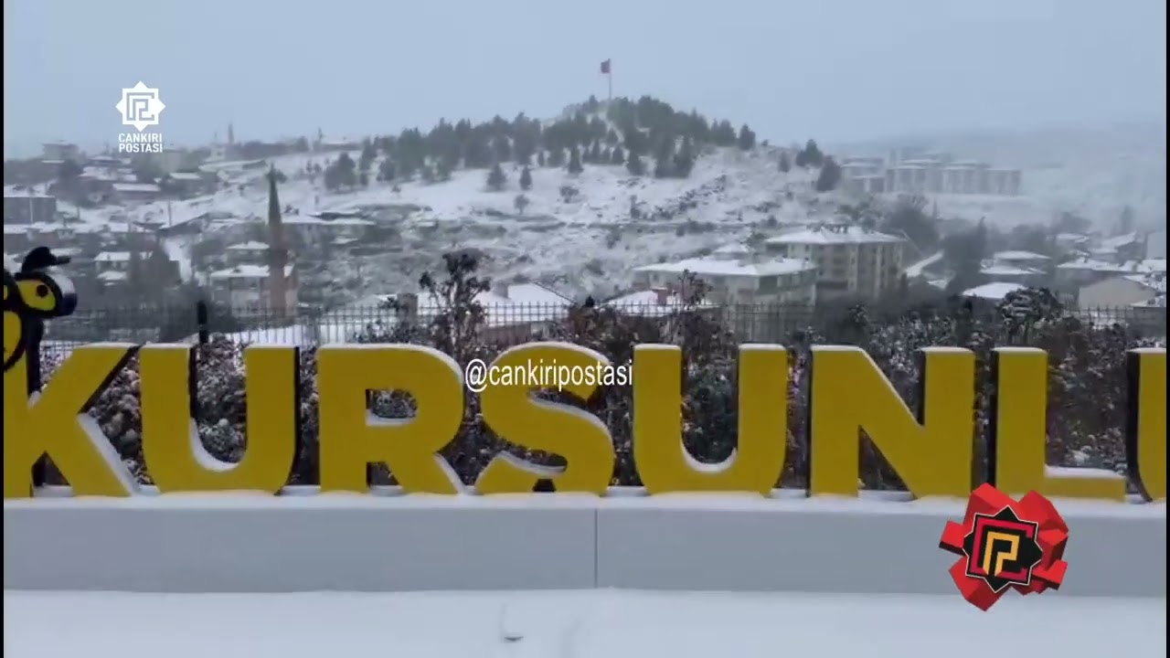 Çankırı’da o ilçe sabaha karla uyandı