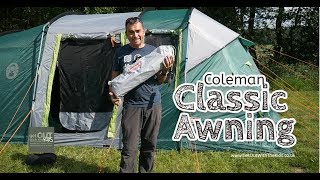 Mit der Coleman Classic Awning können Sie Ihrem Zelt einen Unterstand hinzufügen