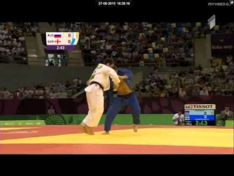 Kirill Denisov vs Varlam Liparteliani European games Baku 2015