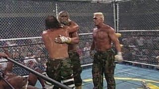 Hulk Hogan, Randy Savage, Sting & Lex Luger vs. The Dungeon
