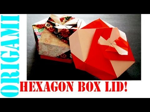 Easy Origami Daily Hexagon Box lid Ver 4. (Modular 3 unit) Tutorial!