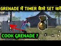 Free Fire How To Throw Grenade How To Cook Grenade In Free Fire Time Grenade Trick Free Fire