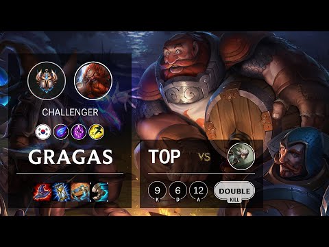 Gragas Top vs Camille - KR Challenger Patch 10.15