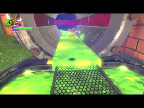 Yooka-Laylee [PC] Glitch/Trick: Hivory Towers (Hub World) - 'Poison Tunnel' without 'Sonar Shield'