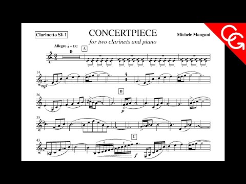 MANGANI CONCERTPIECE Corrado Giuffredi & Iván Villar Sanz, Backun clarinets