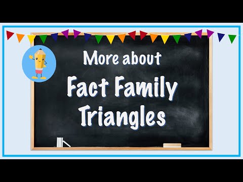 Learn about fact family triangles.