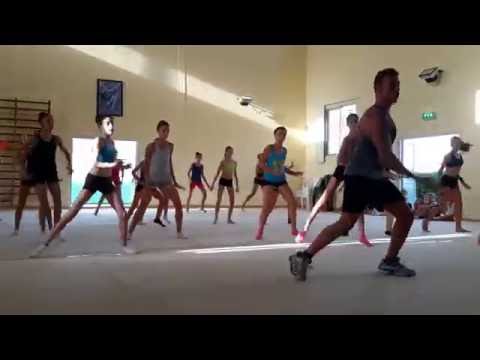 Dance aerobic rainbow gym 2014