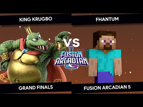 Fusion Arcadian 5 - Krugbo (King K Rool) [ W ] vs Fhantum (Steve) [ L ] - Grand Finals