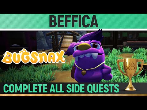 Bugsnax - Beffica - All Side Quests 100%  🏆 - Sidetracked - Trophy Guide